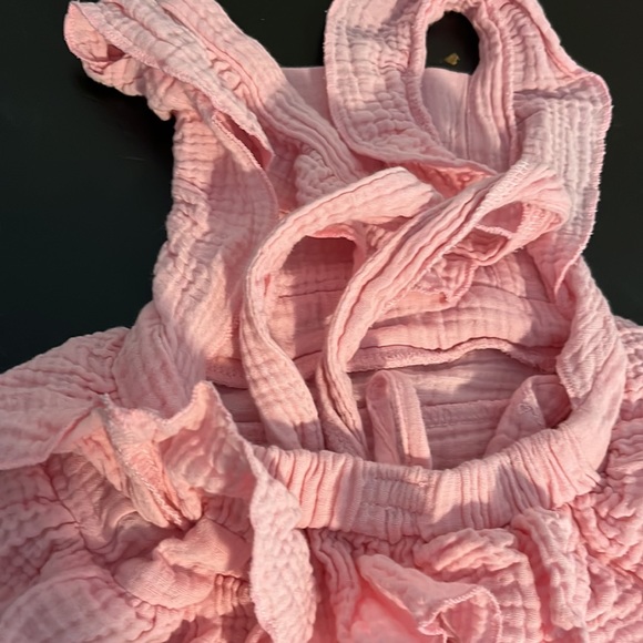 One sweet peach ruffle bubble 6-12m - Picture 4 of 6